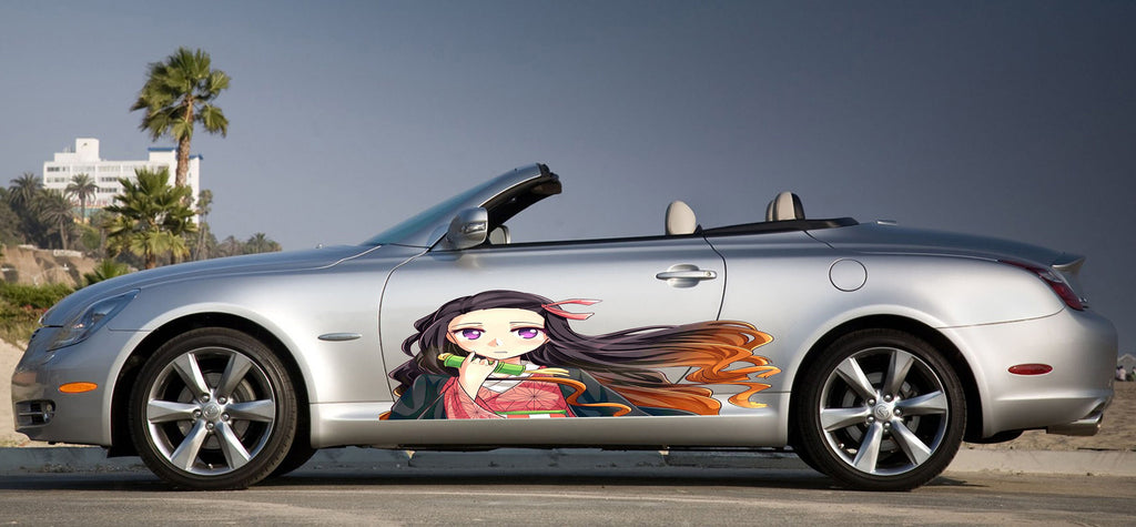 Anime Girl Car Sticker, Anime Car Vinyl Decal, Anime Car Wrap, One Piece Car Decal, Manga decal, Large Vehicle Graphics, Anime Girl Car Wrap