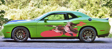 Load image into Gallery viewer, Anime Girl Car Sticker, Anime Car Vinyl Decal, Racing car decal, Anime Car Wrap, Manga decal, Large Vehicle Graphics, Anime Girl Car Wrap