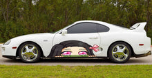 Load image into Gallery viewer, Anime Car Vinyl Decal, Anime Girl Car Sticker, Racing car decal, Anime Car Wrap, Manga decal, Large Vehicle Graphics, Anime Girl Car Wrap