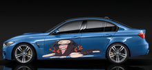 Load image into Gallery viewer, Anime Girl Car Wrap, Anime Car Vinyl Decal, Anime Girl Car Sticker, Racing car decal, Anime Car Wrap, Manga decal, Anime Girl Car Design