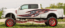 Load image into Gallery viewer, Ripped Metal Tribal tattoo Car 3D Graphic Street legal Wrap, Turbocharged Vinyl, Turbines Car Graphics, skull stickers