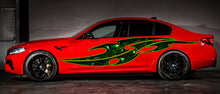 Load image into Gallery viewer, 3D Skulls for Sport Cars, Tribal Racing Stripes, Skulls Street Racing Graphic Decal Full Color Tribal Unique car Sticker