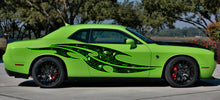Load image into Gallery viewer, 3D Skulls for Sport Cars, Tribal Racing Stripes, Skulls Street Racing Graphic Decal Full Color Tribal Unique car Sticker