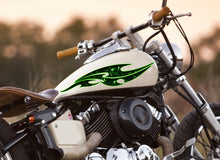 Load image into Gallery viewer, 3D Tribal Ripped Metal Racing Bike Vinyl Decal, Sports Stickers ,Dirt Bike Stickers, Motorcycle Stickers and Decals