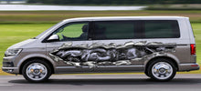Load image into Gallery viewer, Dragons Ripped Metal Car Vinyl Wrap, Dragon Vinyl Wrap, Full Color Racing Stripes Stickers for car.