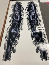 Load image into Gallery viewer, Dragons Ripped Metal Yacht Vinyl, Watercraft Wrap, Dragons Speed Boat Vinyl, Cigar Boat Wrap, Yacht 3D Graphic