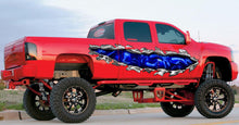 Load image into Gallery viewer, Tribal Dragons street racing graphic, Car side tribal Dragons vinyl, Full color Monster, Lizard wrap, jeep side stickers