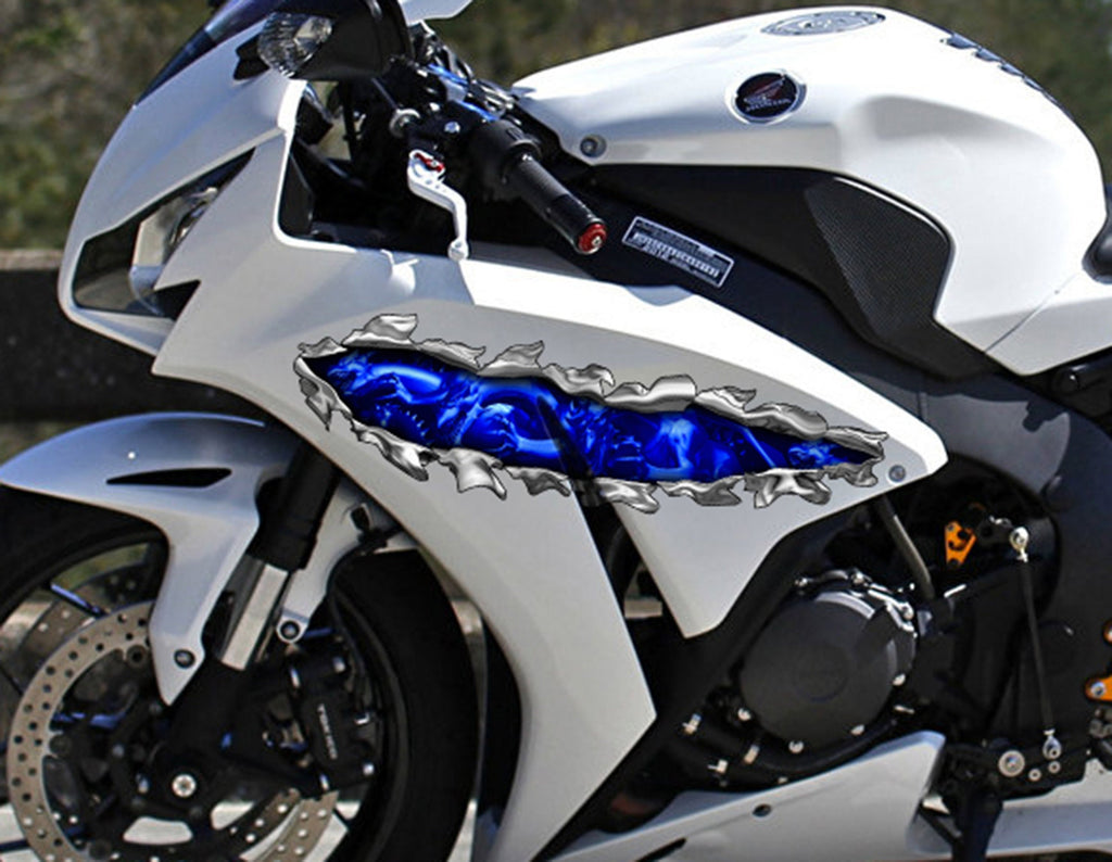 Tribal Dragons Flame Stickers ,Dirt Bike Wrap, Bike Stickers, Racing art and decor, Window Decals for Vehicles