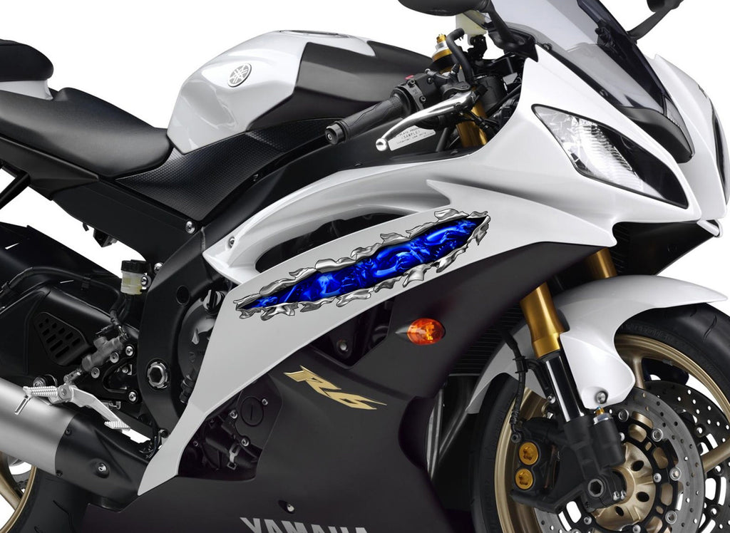 Tribal Dragons Flame Stickers ,Dirt Bike Wrap, Bike Stickers, Racing Decals, Window Decals for Vehicles