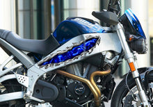 Load image into Gallery viewer, Tribal Dragons Flame Stickers ,Dirt Bike Wrap, Bike Stickers, Racing Decals, Window Decals for Vehicles