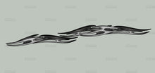 Load image into Gallery viewer, 3D Tribal Ripped Metal Racing Bike Vinyl Decal, Sports Stickers ,Dirt Bike Stickers, Motorcycle Stickers and Decals