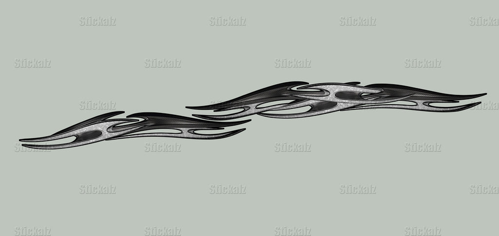 Decal Vinyl Tribal, Car Decals, 3D Tribal Ripped Metal Motorcycle Vinyl, Racing Stickers and Decals ,Window Decals for Vehicles