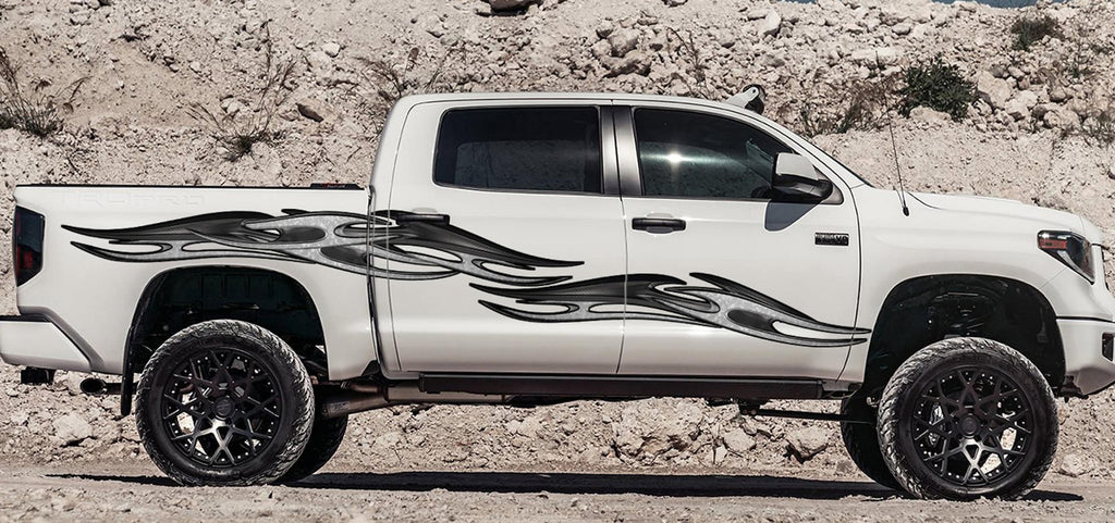 3D Tribal Car tribal vinyl, Full color Car side graphics, Blade Truck Racing stripes decal, Cool Stickers for Trucks