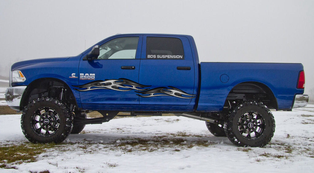 3D Tribal Car tribal vinyl, Full color Car side graphics, Blade Truck Racing stripes decal, Cool Stickers for Trucks