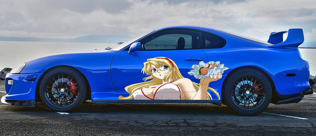 Anime Stickers for Cars, Sexy Anime Girl Car Sticker, Anime Car Vinyl Decal, Manga decal, Japanese Anime Vehicle Livery, Cast Vinyl Wrap