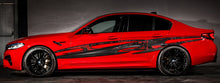 Load image into Gallery viewer, Tribal street racing graphic, Car side wrap vinyl sticker, Full color car decal, Tribal tattoo car sticker, Auto vinyl decal,Large car decal