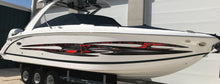 Load image into Gallery viewer, Super Boat Wrap, Tribal Ripped Metal Speed Boat Vinyl, 3D Graphic Yacht Decal, Watercraft Sticker, Boat Wraps Plain, Cast Vinyl Wrap