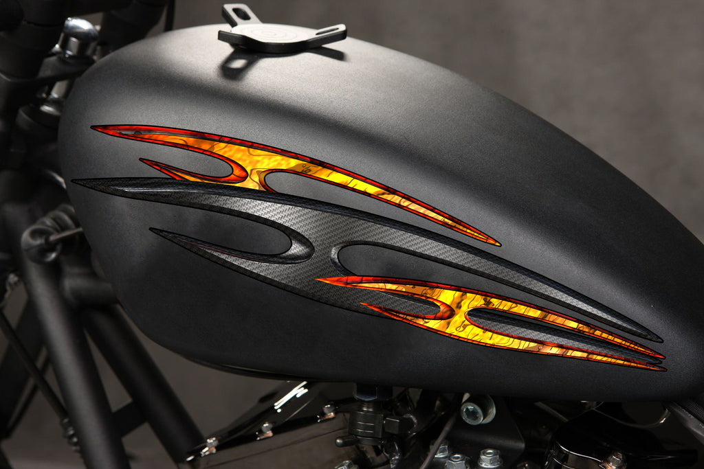 Tribal Crotch Rocket Wrap, Weapon Bike Vinyl, Tribal Chopper Graphics, Chopper Graphic Decal, Bike Side Wrap Vinyl Sticker Wrap Sticker