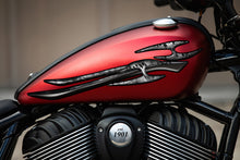 Load image into Gallery viewer, Tribal Dirt Bike Sticker, Tribal Motorcycle Decal, Bike Vinyl Wrap, Super Crotch Rocket Side Graphics, Tribal Bike Side Design