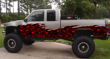 Load image into Gallery viewer, 3D Skulls ripped metal car vinyl decal, Tribal street racing graphic tribal stickers, Cool stickers for sport cars