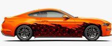 Load image into Gallery viewer, 3D Skull Car Decal – Full Graphic Car Wrap, Aggressive Skull Vinyl Sticker, Vehicle Hood Wrap, Truck &amp; Car Graphics, Horror Car Art