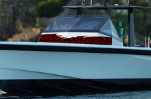 Load image into Gallery viewer, 3D Watercraft Graphic Skull Decal For Boat Ripped Metal-Full Color Speed Tribal Flames Decals Automotive Vinyl Wraps