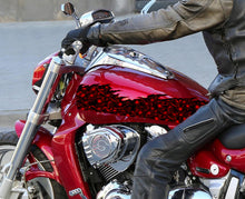 Load image into Gallery viewer, Tribal Dragons Flame Stickers, Bike Decal, Racing and decor, Window Decals for Vehicles Cool stickers for crotch rocket