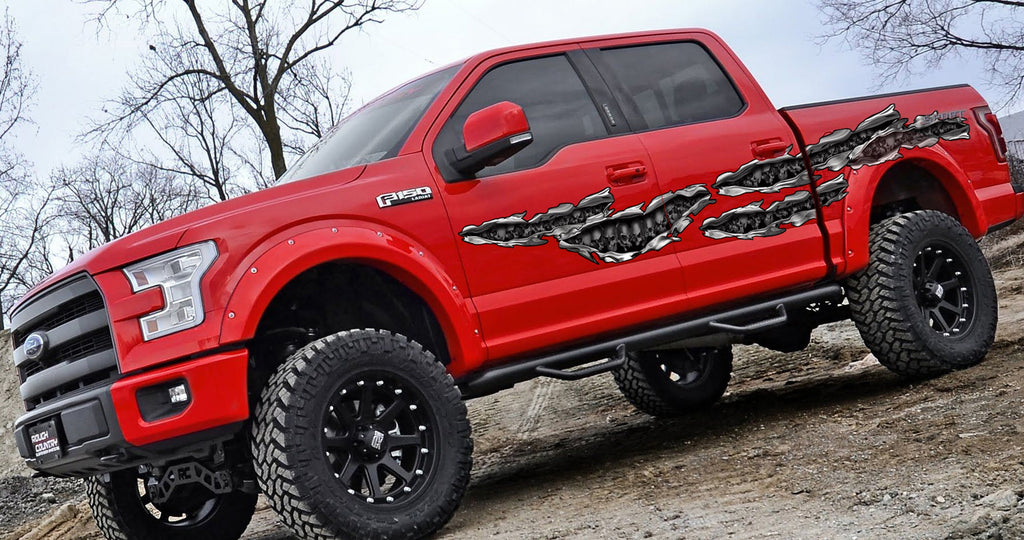 Tribal Skulls car Vinyl 3D Car Graphic Flag Skull jeep Wrap Vinyl, Tribal Flag Street Racing Graphic, Racing Stripes