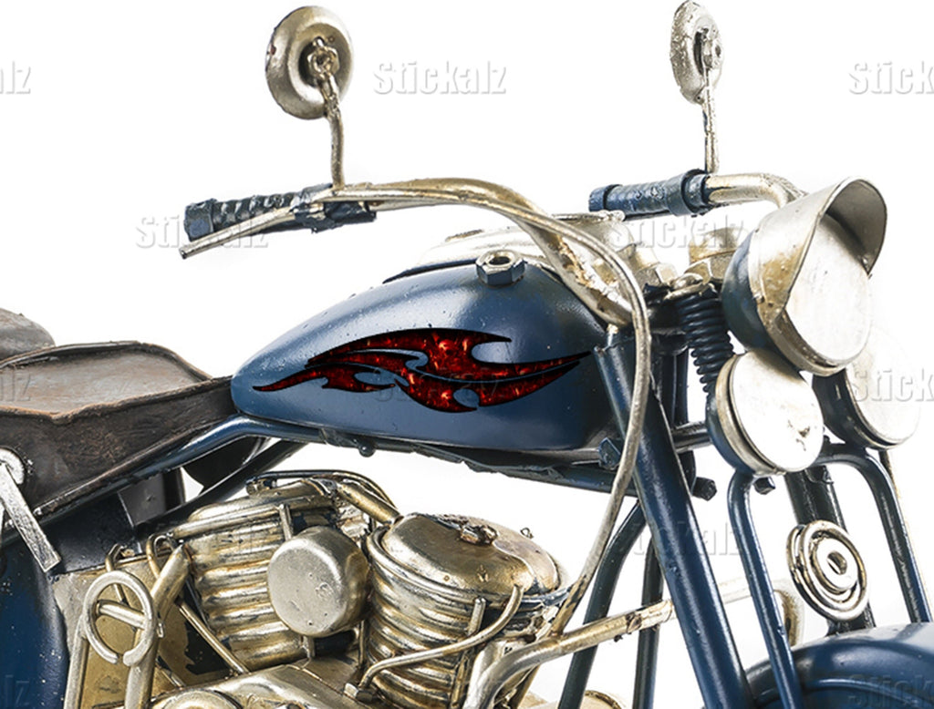 Skull Crotch Rocket Wrap, Skull Bike Vinyl, Skull Chopper Graphics, 3D Graphics of a Motorcycle sticker, bike stickers decals for frame