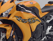 Load image into Gallery viewer, 3D Sword Racing Bike Vinyl Decal, Motorcycle Stickers and Decals, Tribal Pride Sport Bike Vinyl Design, Sport Bike Decal
