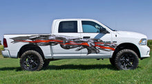 Load image into Gallery viewer, 3D Dragons racing stripes vinyl side graphics, Lizard full color car side graphics, Dragon car vinyl design, Lizard car side wrap