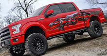 Load image into Gallery viewer, 3D Dragons racing stripes vinyl side graphics, Lizard full color car side graphics, Dragon car vinyl design, Lizard car side wrap