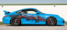 Load image into Gallery viewer, Dragons 3D Car Wrap, Lizard Full Color Vinyl Design, Dragon Street Racing Car Vinyl Sticker, Tribal Lizard Car Vinyl Graphics