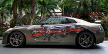 Load image into Gallery viewer, Dragons 3D Car Wrap, Lizard Full Color Vinyl Design, Dragon Street Racing Car Vinyl Sticker, Tribal Lizard Car Vinyl Graphics