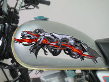 Load image into Gallery viewer, Tribal Dragons Motorcycle Stickers, Dirt Bike Wrap, Flames Dragons Bike Stickers, Racing Decals, Dragons Bike Design