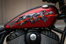 Load image into Gallery viewer, Tribal Dragons Motorcycle Stickers, Dirt Bike Wrap, Flames Dragons Bike Stickers, Racing Decals, Dragons Bike Design