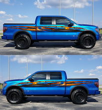 Load image into Gallery viewer, Tribal street racing graphic, Car vinyl design, Truck side graphics, 3D car vinyl, Decals for cars, Car sticker, One part mirrored