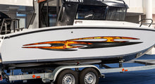 Load image into Gallery viewer, Yacht decal, Boat wrap vinyl graphics, Super boat wrap, Speed boat wrap design, Cigar boat vinyl sticker, One piece boat decal