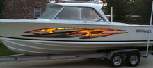 Load image into Gallery viewer, Yacht decal, Boat wrap vinyl graphics, Super boat wrap, Speed boat wrap design, Cigar boat vinyl sticker, One piece boat decal