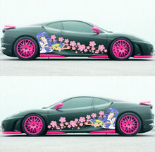 Load image into Gallery viewer, Japanese Anime Vehicle Livery, ANIME, Manga, Car Livery Graphics, Large Size Color Anime Car Decals, Cast Vinyl Wrap, Racing car decal
