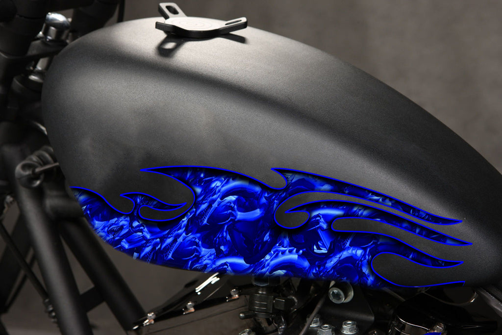Motorcycle Dragons Decal Full Color Crotch Rocket Graphics, Dragons Chopper Vinyl, Dragons Bike Graphics, Patriotic Racing Bike Sticker