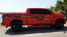 Load image into Gallery viewer, Truck Side Graphics, Full Color Car Decal, Tribal Car Vinyl Sticker, Tribal Street Racing Design, Auto Wrap, Vinyl Graphic Wrap