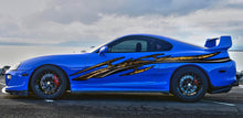 Load image into Gallery viewer, Tribal Car Vinyl Decal, Vinyl Wrap for Cars, Tribal Full Color Car Side Graphics, Tribal Car Side Graphics, Tribal Street Racing Graphic