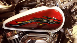 Tribal Bike Graphics, Powerboat Decal, Motorcycle Dirt Bike Sticker, Tribal Decal Full Color Crotch Rocket Graphics, Weapon Chopper Vinyl