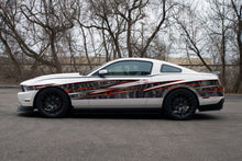 Load image into Gallery viewer, Tribal Car Wrap Racing Stripes Decal, Tribal Pride Car Vinyl, 3D Tribal Car Vinyl Sticker, Full Color Car Side Graphics, One Part Mirrored