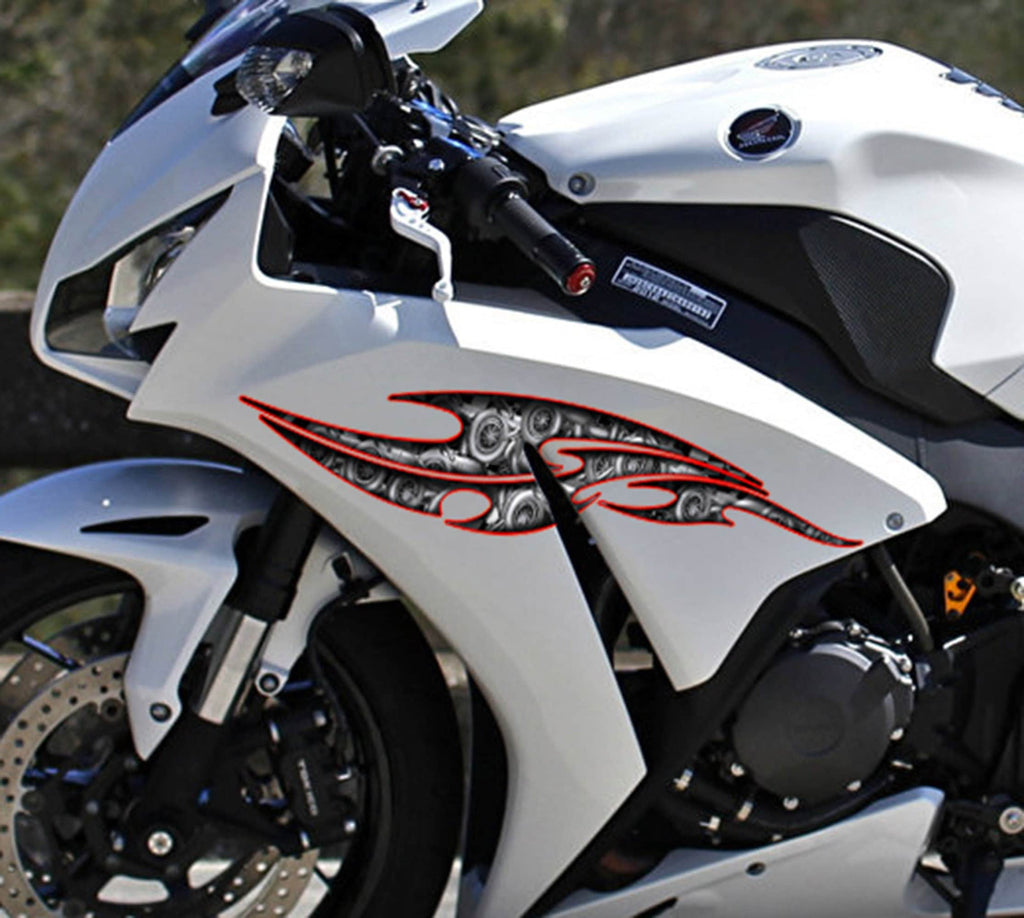 Tribal tattoo decal for Motorcycle Turbines Racing Bike wrap Street legal Sport Bike vinyl Tribal tattoo street racing graphic
