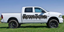 Load image into Gallery viewer, Tribal skulls car decal, 3D Skull car vinyl sticker, Skulls car side design, Skull car vinyl graphics, Skull car vinyl side wrap