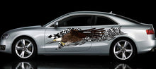 Load image into Gallery viewer, American pride Car Wrap, Patriotic Car Vinyl Decal, Patriotic Pride Car Vinyl Sticker, US eagle Full Color Car Side Graphics