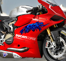 Load image into Gallery viewer, Dragons Decal Full Color Crotch Rocket Graphics, Dragons Chopper Vinyl, Dragons Bike Graphics, Patriotic Motorcycle Sticker