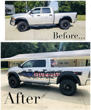 Load image into Gallery viewer, American flag decal Full color Car side graphics vinyl sticker USA flag Car wrap US vinyl
